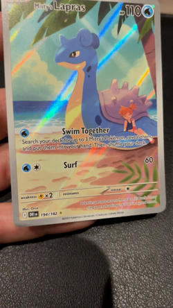 Misty’s Lapras 194/182 Destined Rivals Illustration Rare Holo Pokemon TCG - NM - Image 2