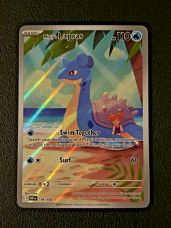 Misty’s Lapras 194/182 Destined Rivals Illustration Rare Holo Pokemon TCG - NM - Image 4