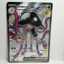 Toedscruel EX 213/091 Pokemon SV: Paldean Fates Shiny Ultra Rare Holo 2024 - Image 1