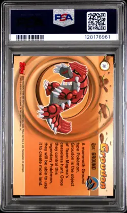 2003 TOPPS POKEMON ADVANCED #36 GROUDON PSA 10 - Image 2