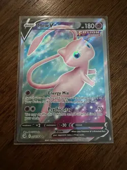 Pokemon Mew V Full Art 250/264 Fusion Strike Ultra Rare Holo - Image 1