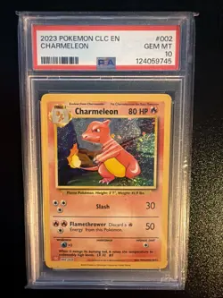 Pokemon Classic Collection Charmeleon Holo CLC 002/034 PSA 10 - Image 1
