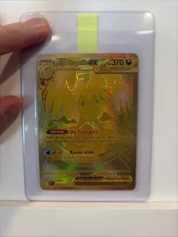 Pokemon TCG: Ascended Heroes MEGA DRAGONITE EX 295/217 GOLD HYPER RARE - Image 2