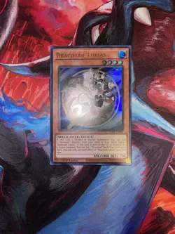 Yugioh! Dracotail Lukias JUSH-EN001 Ultra Rare 1st Edition Near Mint - Image 1