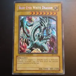 Konami Yu-Gi-Oh! Blue-Eyes White Dragon BPT-003 Secret Rare Limited Edition Holo - Image 1