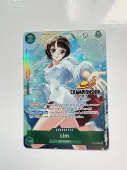 One Piece TCG Lim P-079 CS CHAMPIONSHIP FINALIST TEXTURED PACK PROMO NM - Image 1