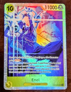 Enel EB02-052 English SR Extra Booster: Anime 25th Collection One Piece Card - Image 1