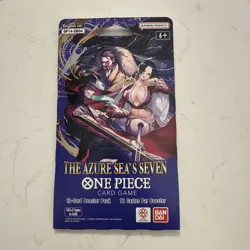 LOT OF 100 ONE PIECE TCG: THE AZURE SEA'S SEVEN SLEEVED BOOSTER PACKS OP-14 - Image 2