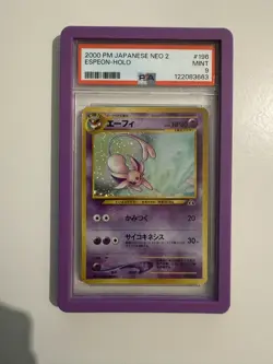 Espeon #196 & Umbreon #197 Neo 2 Discovery Pokemon 2000 JPN - PSA 9 sequential - Image 3