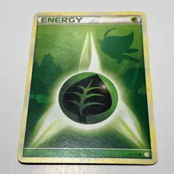 Pokemon TGC Grass Energy Celebi 115/123 Non-Holo HeartGold SoulSilver NM / LP - Image 4