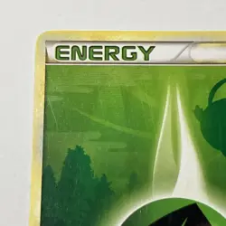 Pokemon TGC Grass Energy Celebi 115/123 Non-Holo HeartGold SoulSilver NM / LP - Image 5