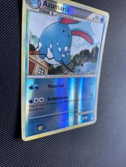 Azumarill 2/123 Reverse Holo HeartGold SoulSilver Base Pokemon Card - NM/LP - Image 4