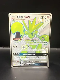 Pokemon Scizor GX SV72/SV94 Hidden Fates Shiny Vault Ultra Rare Full Art NM - Image 3