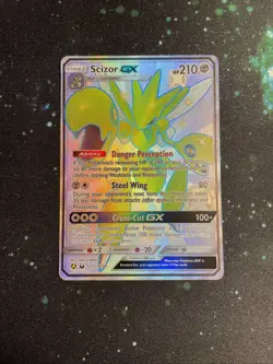 Pokemon Scizor GX SV72/SV94 Hidden Fates Shiny Vault Ultra Rare Full Art NM - Image 3