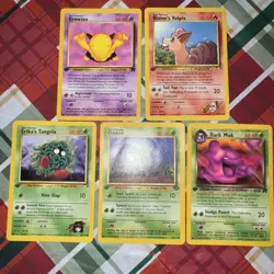 Pokemon TCG Vintage 1st Edition Lot Of 5 Cards - Image 1