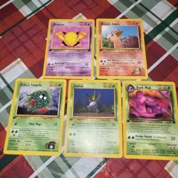 Pokemon TCG Vintage 1st Edition Lot Of 5 Cards - Image 2