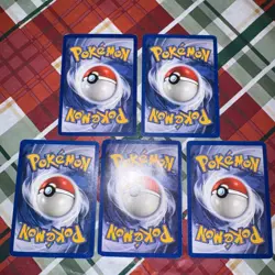 Pokemon TCG Vintage 1st Edition Lot Of 5 Cards - Image 5