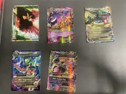 Vintage Pokemon Card Collection Lot of 5 Vintage Cards HP-damaged - Image 1