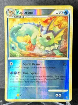 Vaporeon (41/90) Pokemon Undaunted - Reverse Holo Uncommon - TCG [LP] - Image 1