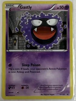 Pokemon TCG XY - Black Star Promo - Gastly #XY132 - Cosmos Promo Holo - Image 1