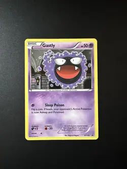 Pokemon TCG XY - Black Star Promo - Gastly #XY132 - Cosmos Promo Holo - Image 3
