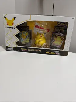 Pokemon TCG Celebrations Premium Figure Collection Box Pikachu Vmax Sealed 820650809408 - Image 1