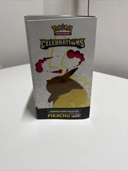 Pokemon TCG Celebrations Premium Figure Collection Box Pikachu Vmax Sealed 820650809408 - Image 4