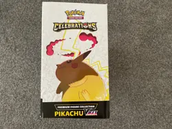 Pokemon TCG Celebrations Premium Figure Collection Pikachu VMAX Box - Sealed 820650809408 - Image 3
