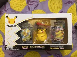 Pokemon TCG Celebrations Premium Figure Collection Box Pikachu Vmax Sealed 820650809408 - Image 1