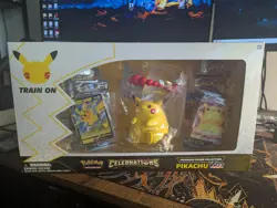 Pokemon TCG Celebrations Premium Figure Collection Pikachu VMAX Box 820650809408 - Image 1