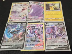 Pokemon Bundle Lot Of 6x Rare Cards V Vmax Assorted Cards Tcg Holo Rare - Image 1