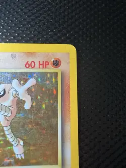 1st Edition Hitmonlee 7/62 Fossil Holo Wotc Pokemon Card Played - Image 3