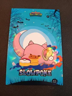Pokemon 2024 Card Database Halloween Set Slowpoke Cracked Holo Peru US Seller - Image 1