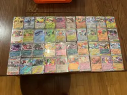 Pokemon TCG Mega Evolution Phantasmal Flames Lot of 40 EX Cards NM Surging Spark - Image 1