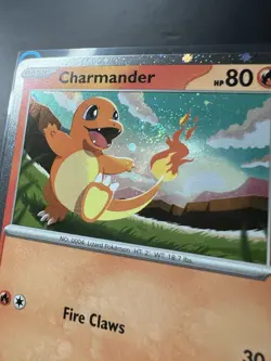 Charmander ASC 020/217 Cosmos Holo Promo SWIRL Ascended Heroes Pokemon Card - Image 3