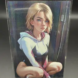 Gwen Stacy Spider Women Anime Waifu Card Doujin ACG Goddess Holo - Image 1