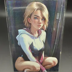 Gwen Stacy Spider Women Anime Waifu Card Doujin ACG Goddess Holo - Image 2