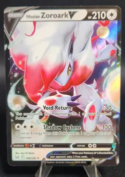 Hisuian Zoroark V 146/196 - Lost Origin - Ultra Rare - Holo Pokemon Card - NM - Image 1