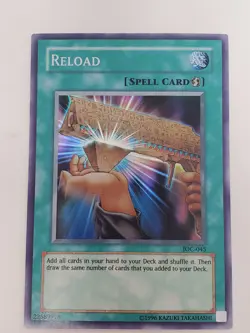UNLIMITED EDITION RELOAD IOC-045 SUPER RARE SPELL CARD YUGIOH NM - Image 1