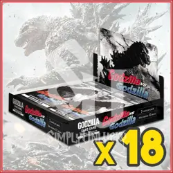 GODZILLA CARD GAME: GODZILLA VS GODZILLA BOOSTER BOX CASE SET 01 x18 Boxes - Image 1