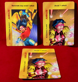 JUBILEE 1995 Fleer Marvel OverPower TCG CCG 8 Card Lot Near N-MINT Condition - Image 3