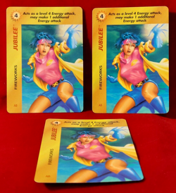 JUBILEE 1995 Fleer Marvel OverPower TCG CCG 8 Card Lot Near N-MINT Condition - Image 5