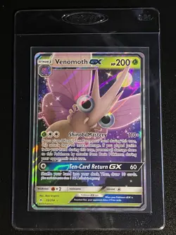 Venomoth GX Full Art 12/214 Pokemon TCG Sun & Moon Unbroken Bonds Holo Rare NM - Image 4