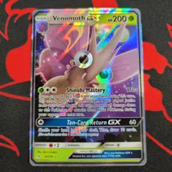 Venomoth GX 12/214 Sm-Unbroken Bonds Holo Pokemon Tcg - Image 1