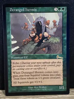 Deranged Hermit Urza's Legacy MTG -LP- Free Ship Magic: The Gathering - Image 1