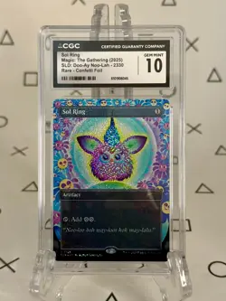 Sol Ring Confetti Foil - CGC 10 Gem Mint - Furby Secret Lair MTG Magic - Image 1
