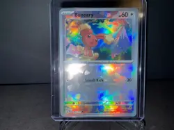 Buneary 083 Pokemon Prismatic Evolutions Master Ball Reverse Holo Card NM+ - Image 3