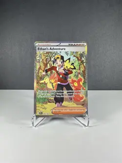 Pokemon TCG Ethan's Adventure 236/182 Sv10: Destined Rivals Holo Near Mint+ - Image 1