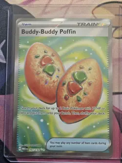 Buddy-Buddy Poffin ME01: Mega Evolution Pokemon 167/132 Ultra Rare NM+ - Image 1