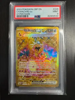 Pokemon TCG Charizard EX Full Art Secret Rare Card Sir Obsidian Flames 228/197 - Image 1